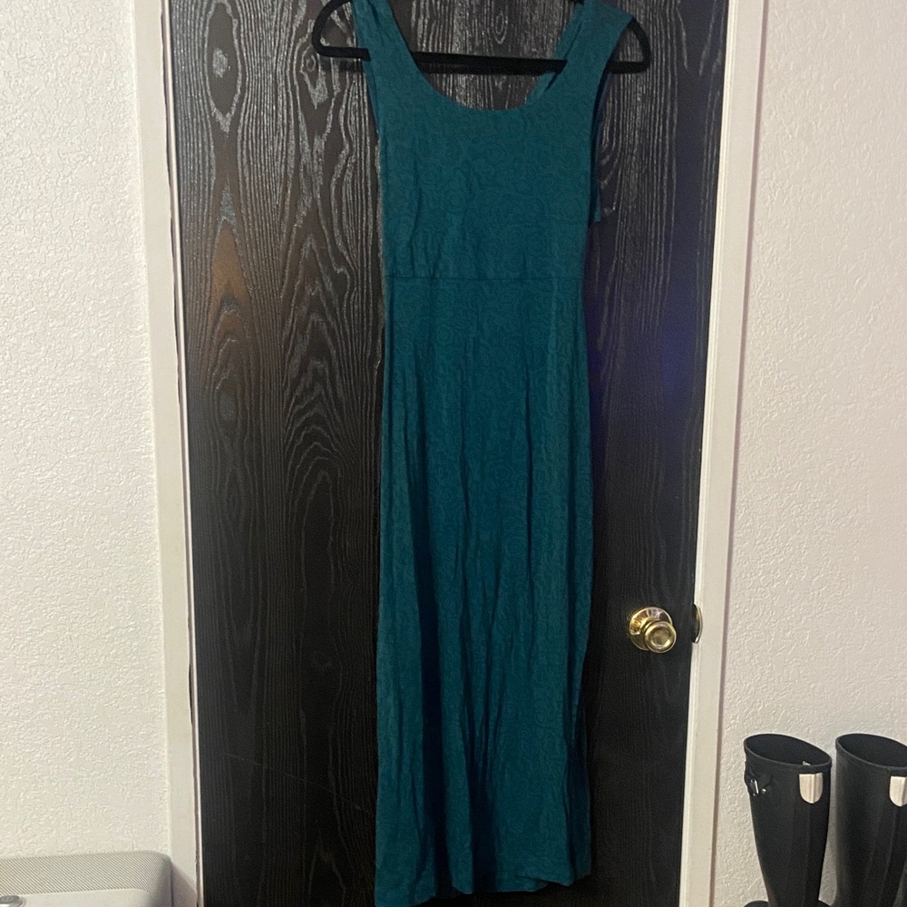 Kuhl Women’s Lyra Crossback Midi Dress In Everglade Print Size Large